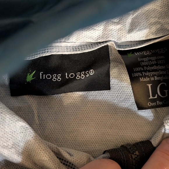 Frogg Toggs Blue Rain Jacket - Never Used - Picture 2 of 4